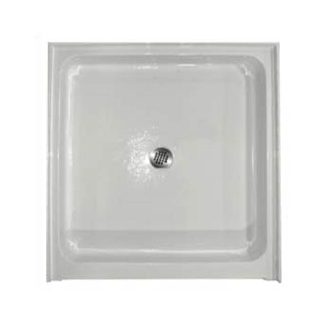 Aquarius Bathware 36'' Thermal Cast Acrylic shower pan with 6'' threshold. (AB 3636)