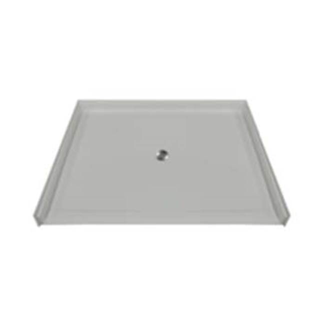 Aquarius Bathware 5'' AcrylX™ barrier-free shower base with Easy Base. (MPB 6048 BF 1.125)
