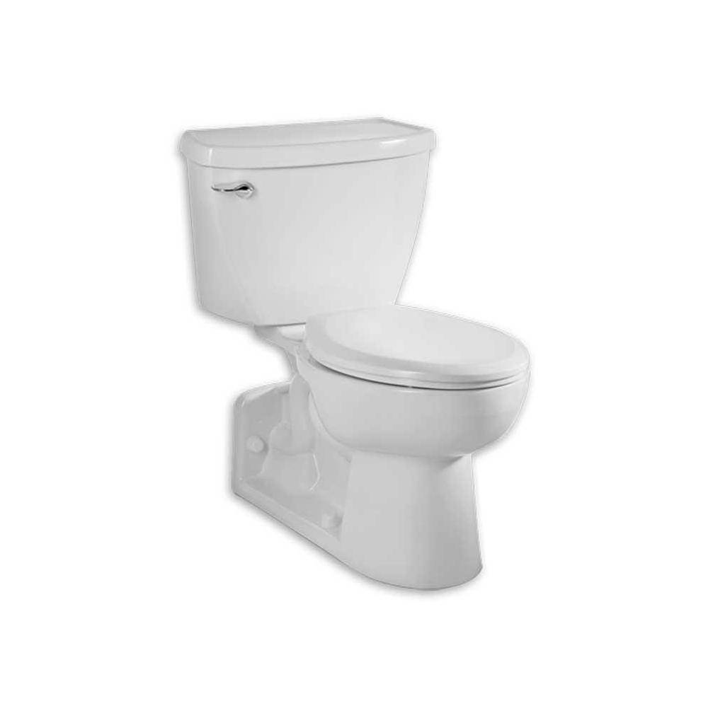 American Standard Yorkville™ Two-Piece Pressure Assist 1.6 gpf/6.0 Lpf Back Outlet Elongated EverClean® Toilet