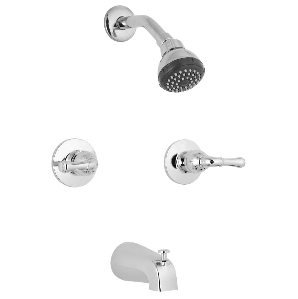 Banner Faucets Two Lever Handle Tub And Shower Faucet