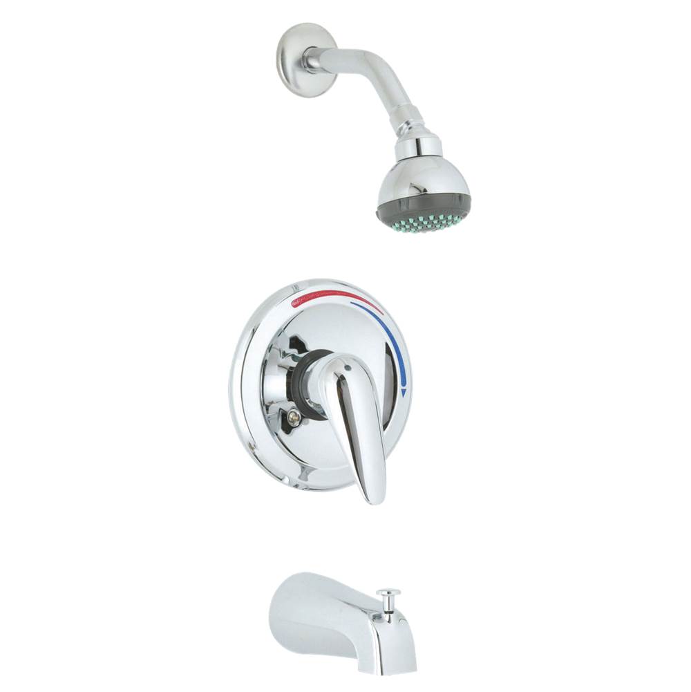 Banner Faucets Single Lever Handle Pressure Balance Tub And Shower Faucet With Stops