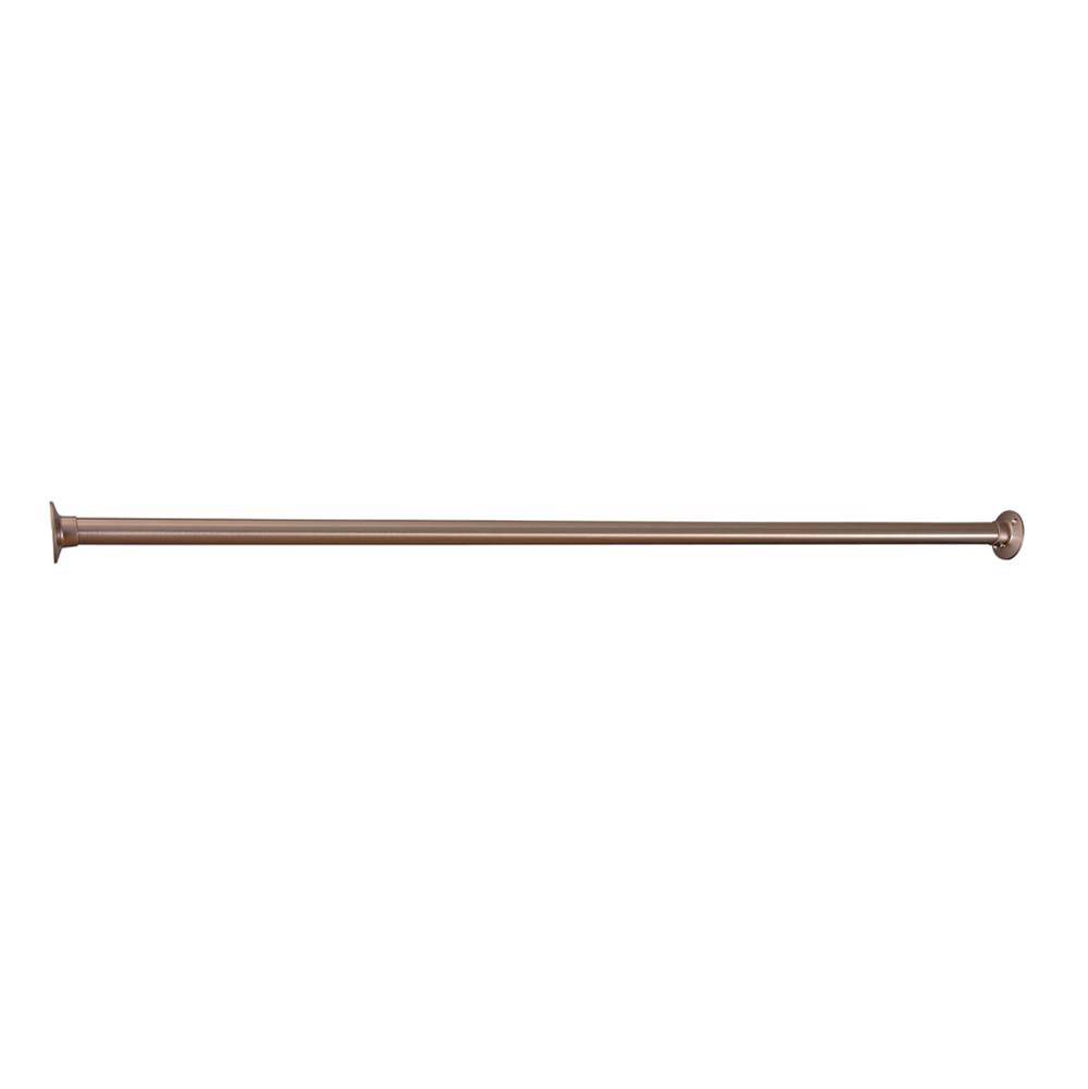 Barclay 108'' Straight Shower Rod,Antique Brass