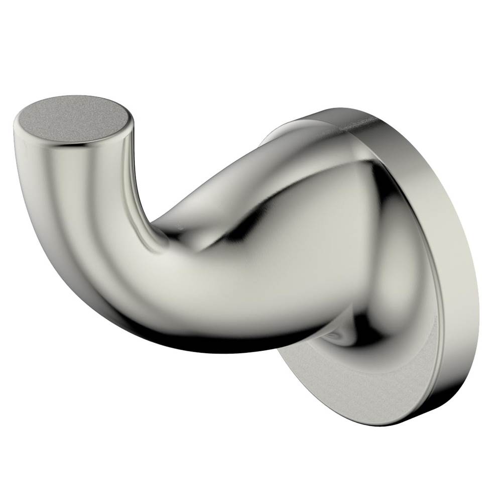 Compass Manufacturing Noble Brushed Nickel Robe Hook