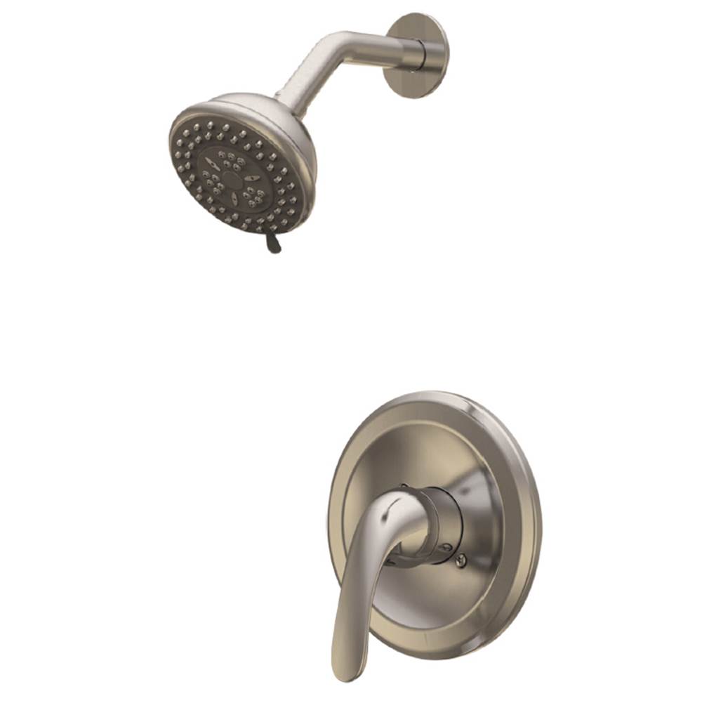 Compass Manufacturing Noble Cpt2-Bn Contractor Pack Trim Kit Brushed Nickel, Single Lever Shower Only