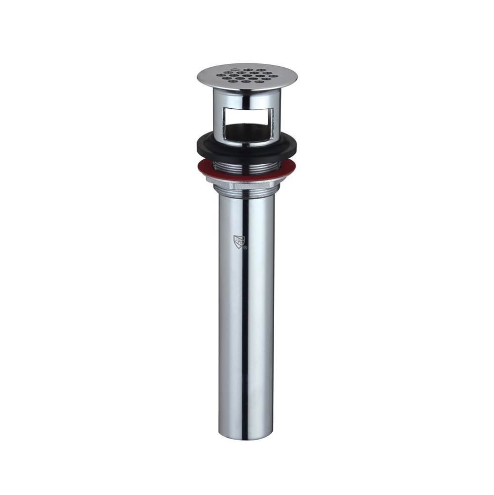 Compass Manufacturing Chrome Grid Drain With Overflow