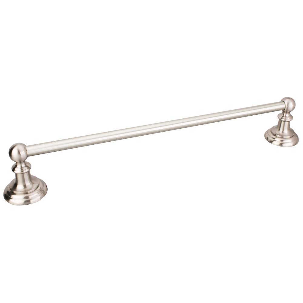 Hardware Resources Fairview Satin Nickel 18'' Single Towel Bar - Contractor Packed