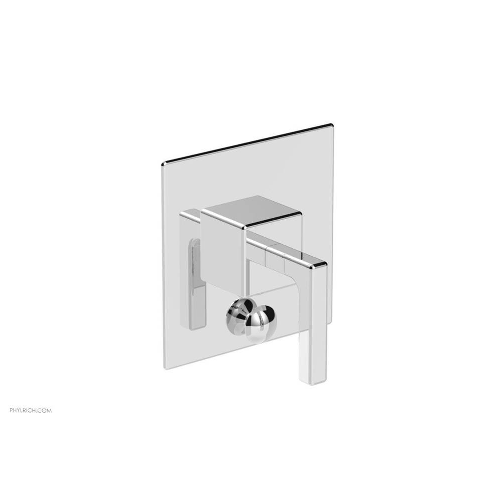 Phylrich MIX Pressure Balance Shower Plate with Diverter and Handle Trim Set - Lever Handle 4-108