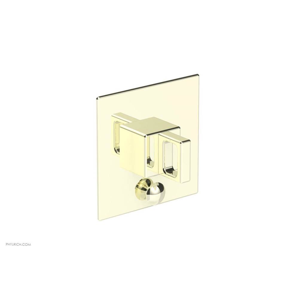 Phylrich MIX Pressure Balance Shower Plate with Diverter and Handle Trim Set - Ring Handle 4-109