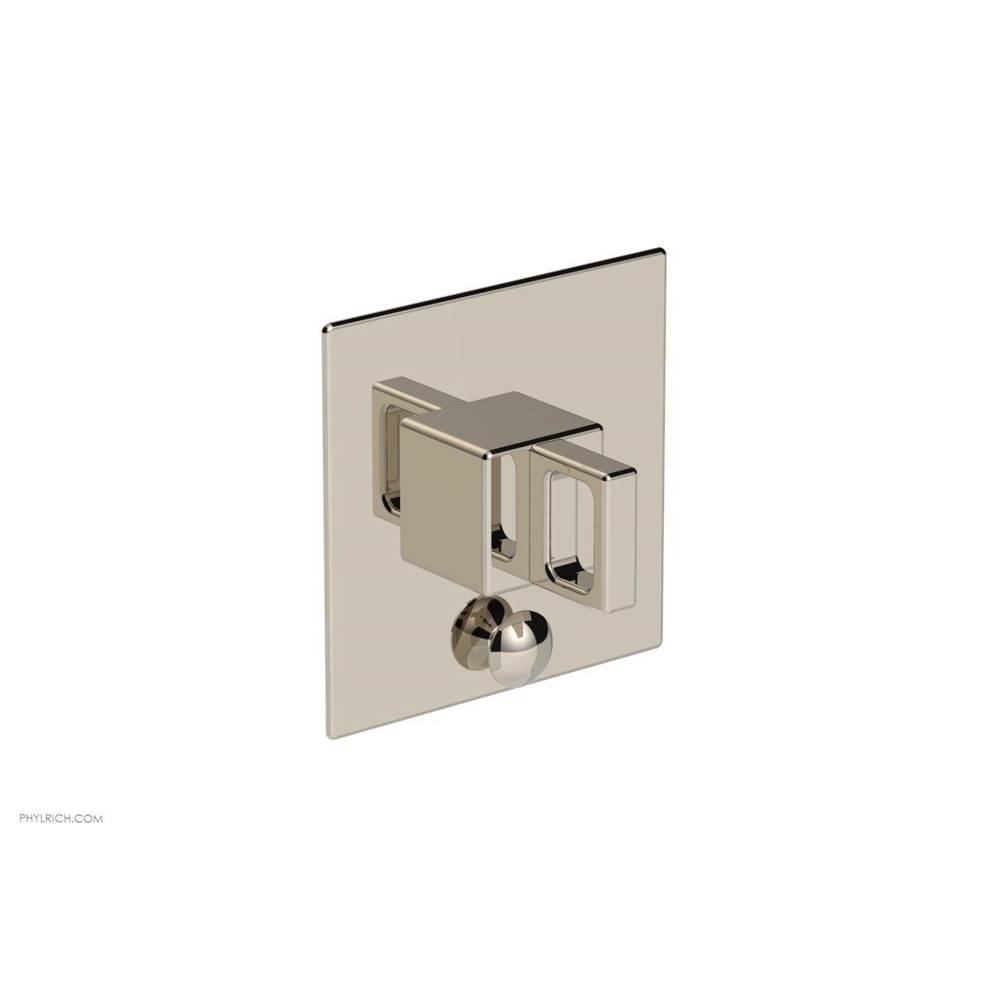 Phylrich MIX Pressure Balance Shower Plate with Diverter and Handle Trim Set - Ring Handle 4-109