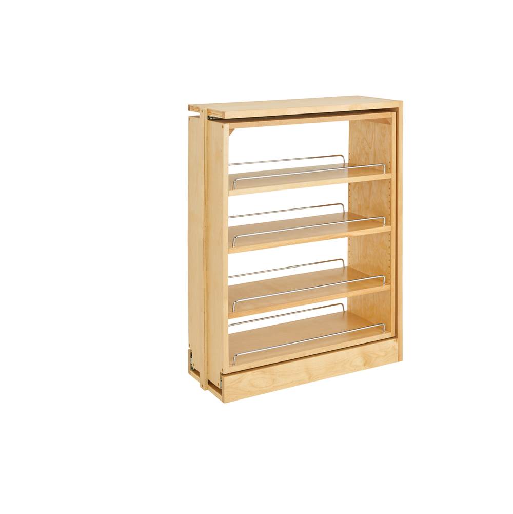 Rev-A-Shelf Wood Base Filler Pull Out Organizer for New Kitchen Applications