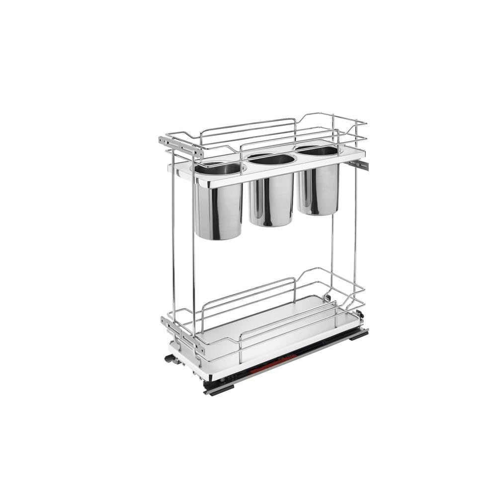 Rev-A-Shelf Two-Tier Utensil Pull Out Organizers w/Soft Close