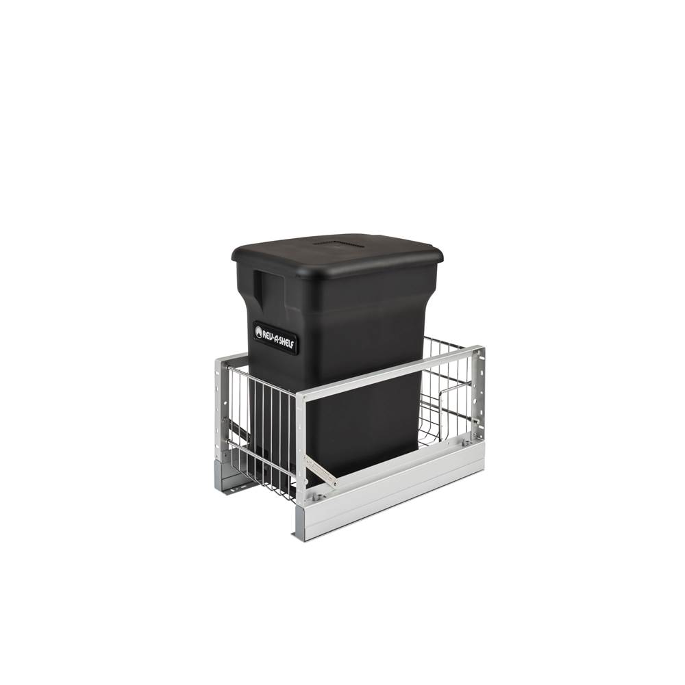 Rev-A-Shelf Aluminum Pull Out Compost Container w/Soft Close