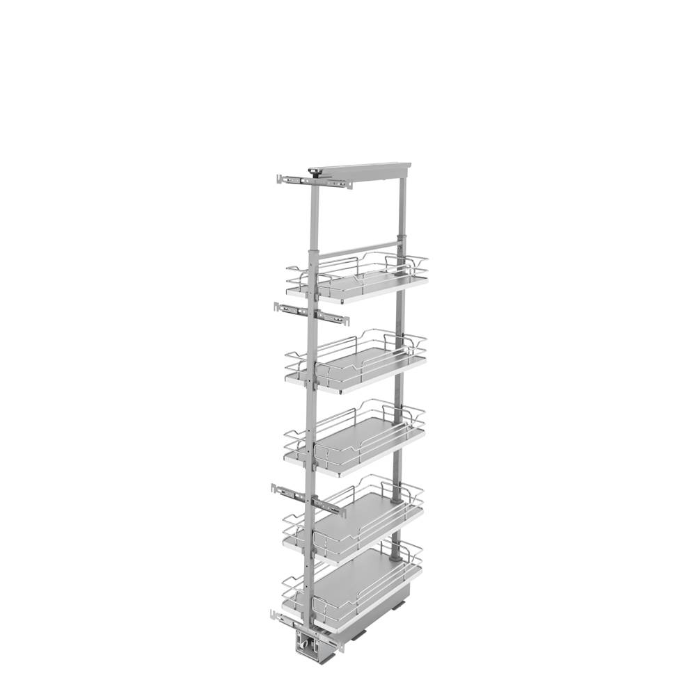 Rev-A-Shelf Adjustable Solid Surface Pantry System for Tall Pantry Cabinets