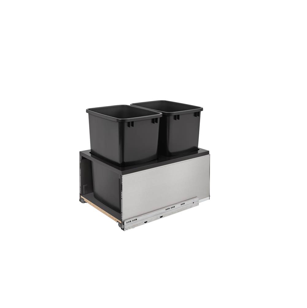 Rev-A-Shelf Legrabox Pull Out Double Waste/Trash Container w/Soft Close