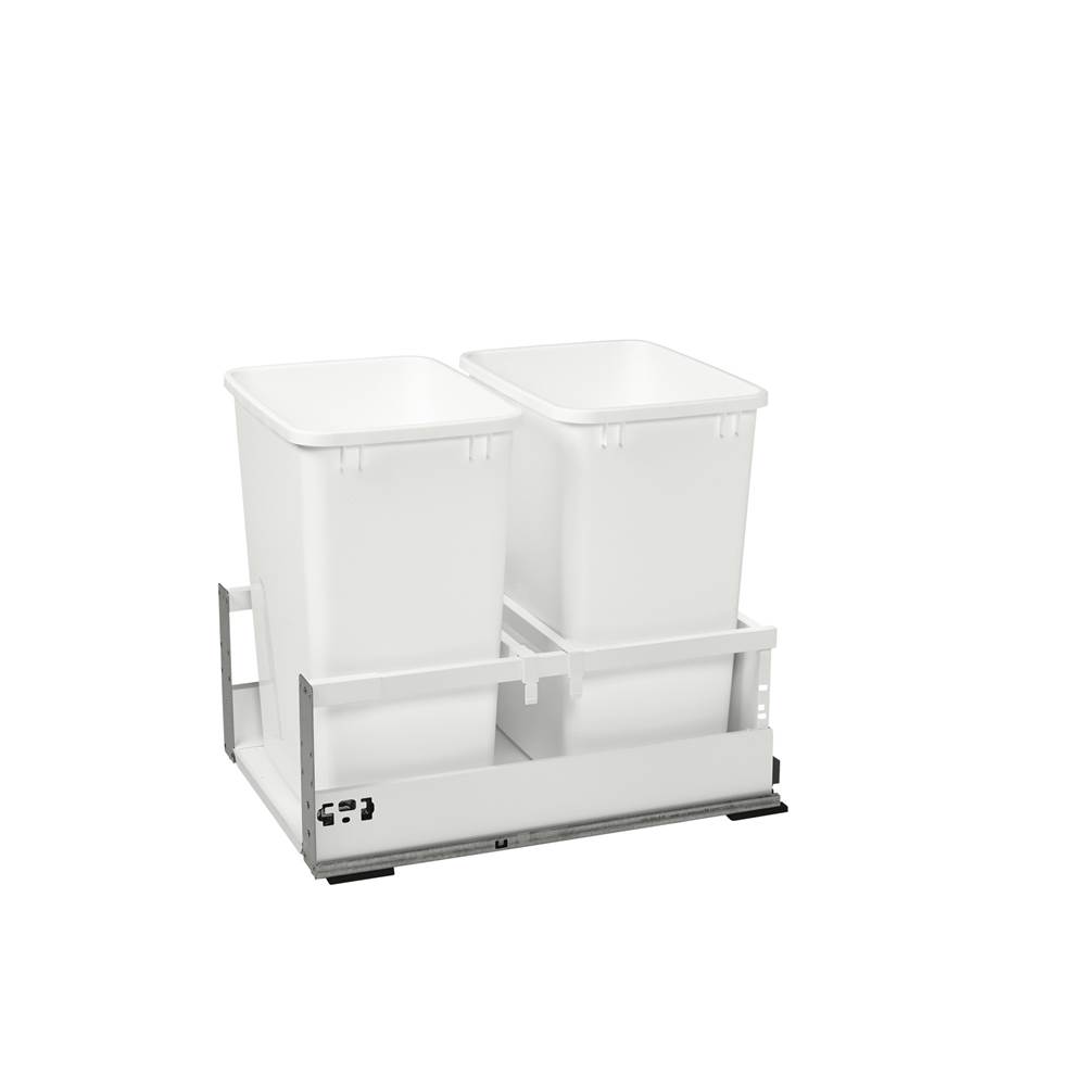 Rev-A-Shelf Tandem Pull Out Waste/Trash Container w/Soft Close and Servo Drive System