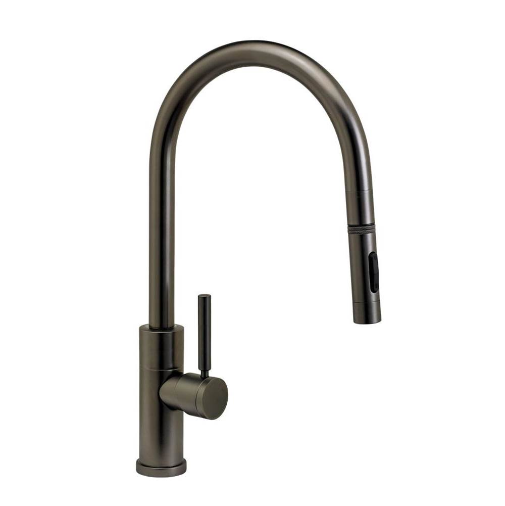 Waterstone Waterstone Modern PLP Pulldown Faucet - Toggle Sprayer - Angled Spout - 2pc. Suite